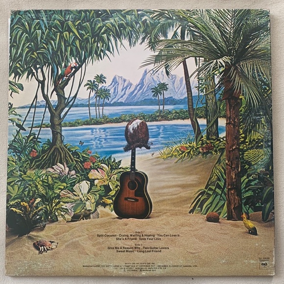 Dave Mason Split Coconut 1975 Original Vinyl - Picture 2 of 3